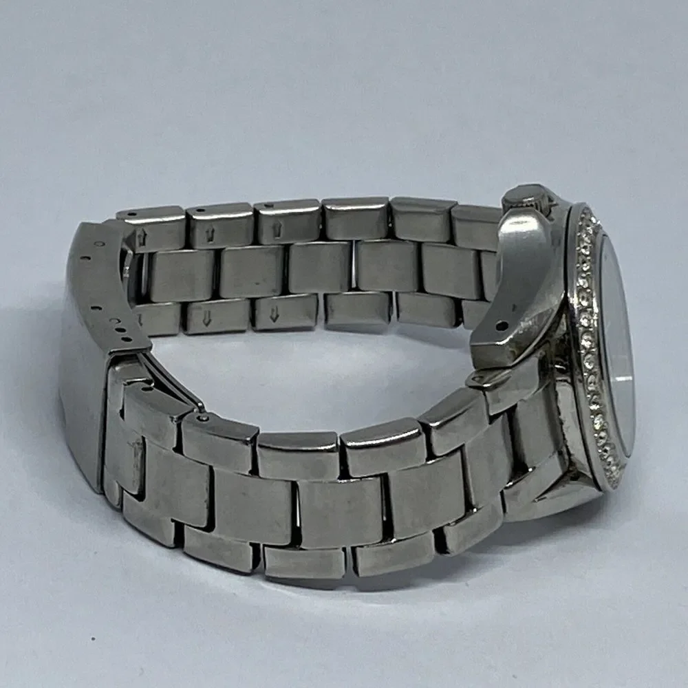 Fossil ES3378 Women's Silver Stainless Steel Gold Analog Dial Quartz Watch CM636